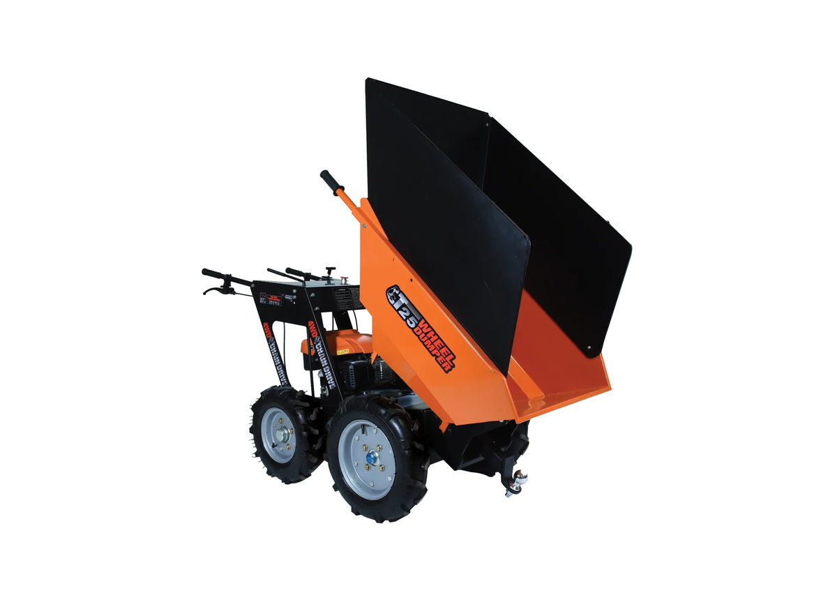 Gas Power Wheelbarrow – 550lb Motorized Wheelbarrow 6.5HP | MAZI Wheelbarrow