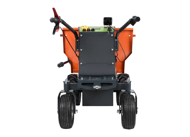 Electric Power Wheelbarrow – 1100lb Battery Mini Dumper (48V) | MAZI E50