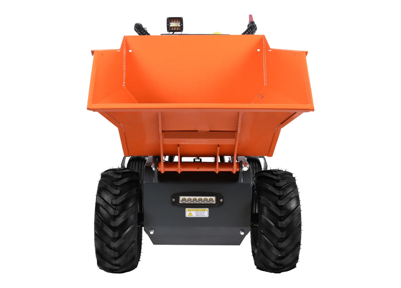 Electric Power Wheelbarrow – 1100lb Battery Mini Dumper (48V) | MAZI E50