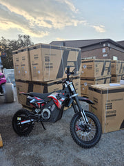 Mazi Rocket 1300W kids electric dirt bike in stock at Mazi Motors Ontario